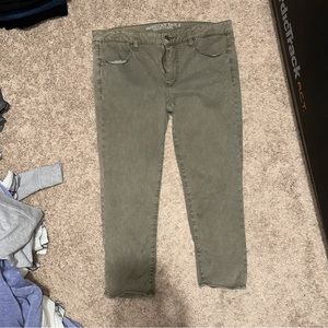 AE X Sateen Jegging Crop